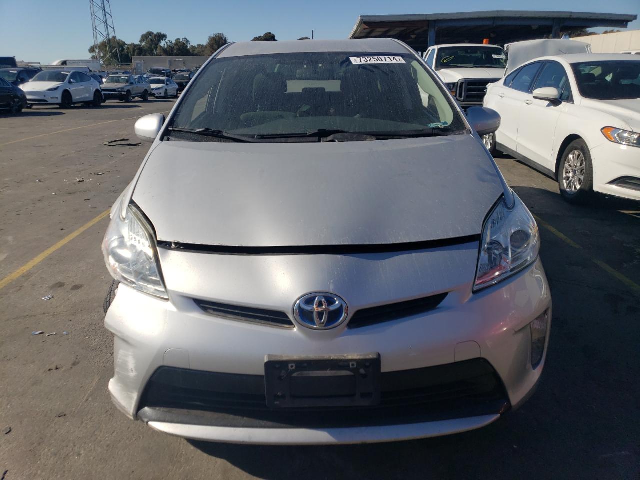 2012 Toyota Prius VIN JTDKN3DU4C1508768 Copart auction photo, front end damage thumbnail 5
