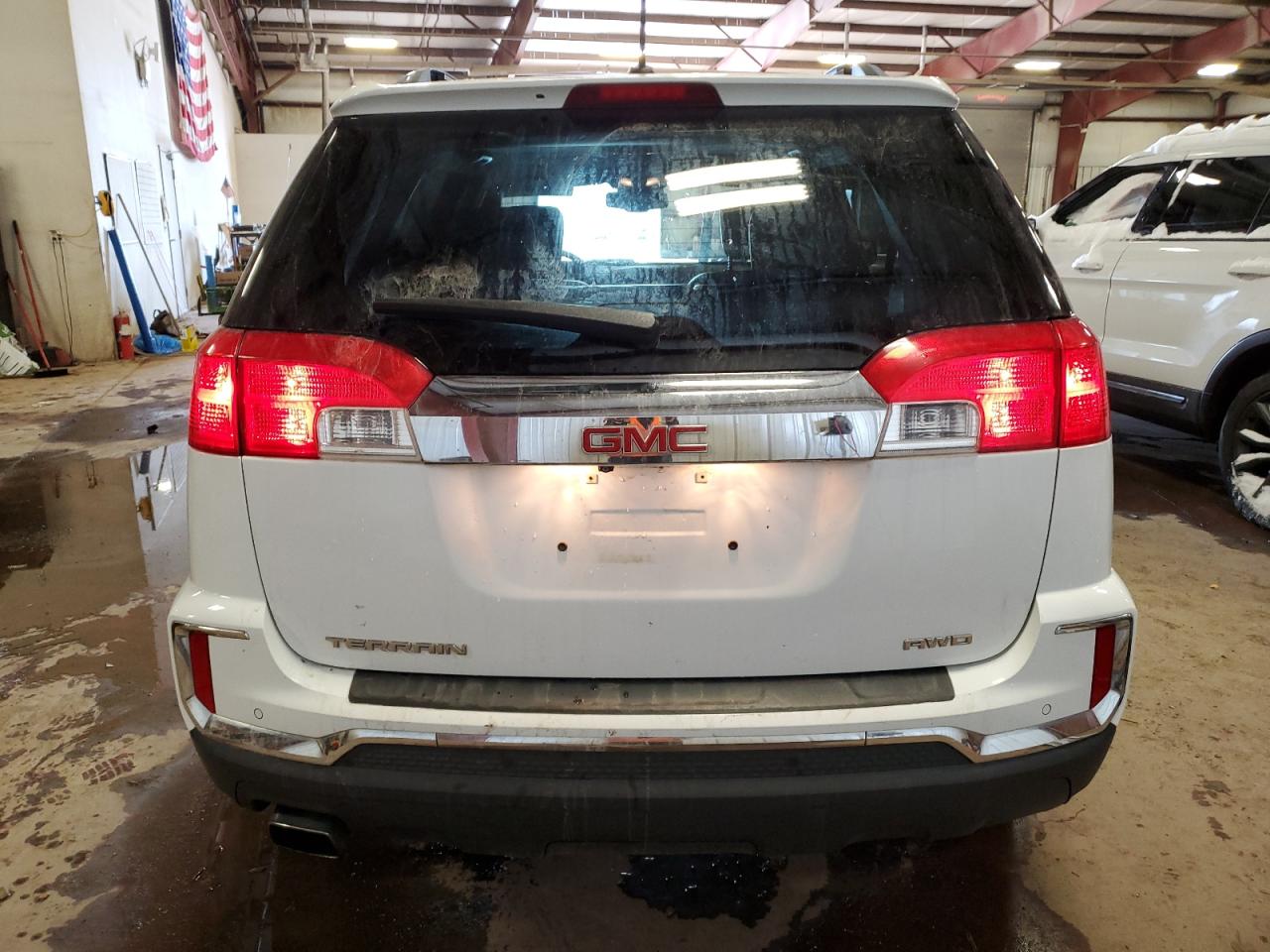 2016 GMC Terrain VIN 2GKFLUEK0G6212583 Copart auction photo, front end / side damage thumbnail 6