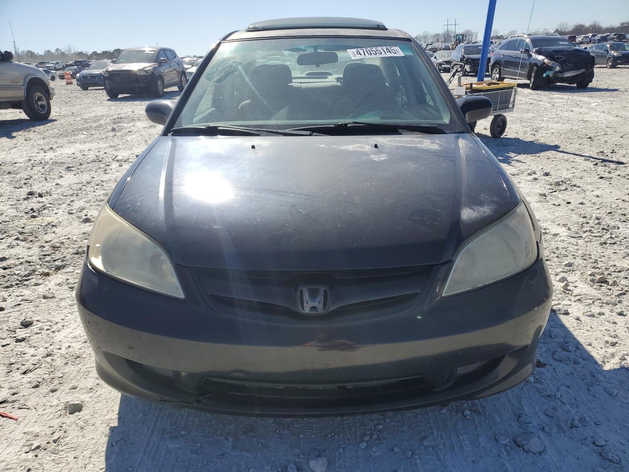 2004 Honda Civic VIN JHMES26794S000829 Copart auction photo, side damage thumbnail 5