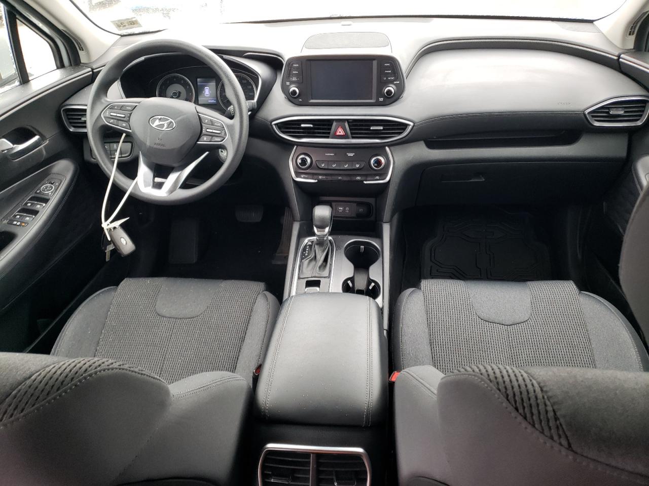 2019 Hyundai Santa Fe VIN 5NMS2CAD8KH103644 Copart auction photo, rear end / side damage thumbnail 8