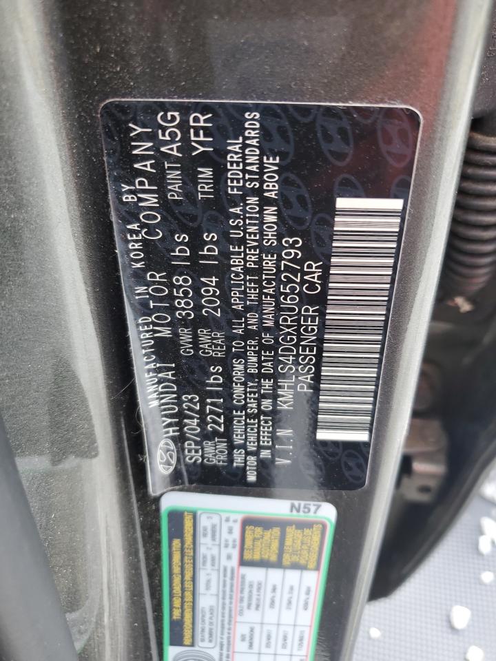 2024 Hyundai Elantra VIN KMHLS4DGXRU652793 Copart auction photo, all over damage thumbnail 15
