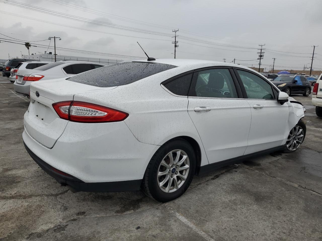 2015 Ford Fusion VIN 1FA6P0G72F5123695 Copart auction photo, front end damage thumbnail 3