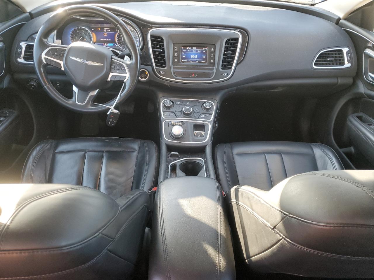2015 Chrysler 200 VIN 1C3CCCCGXFN593056 Copart auction photo, front end / rear end damage thumbnail 8