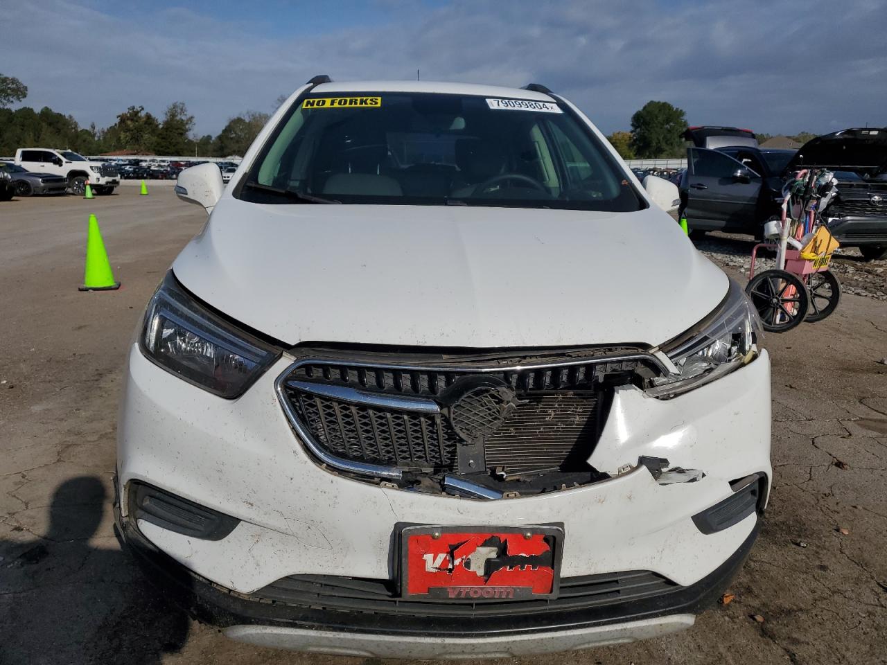 2017 Buick Encore VIN KL4CJASB7HB170123 Copart auction photo, front end / side damage thumbnail 5