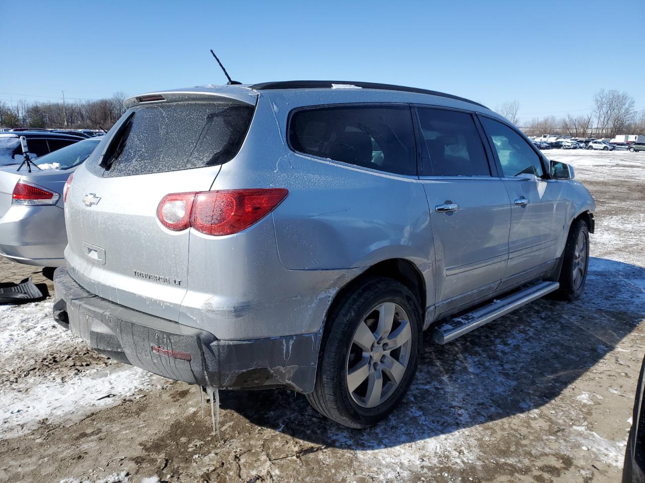 2011 Chevrolet Traverse VIN 1GNKRGED3BJ412341 Copart auction photo, mechanical / front end damage thumbnail 3