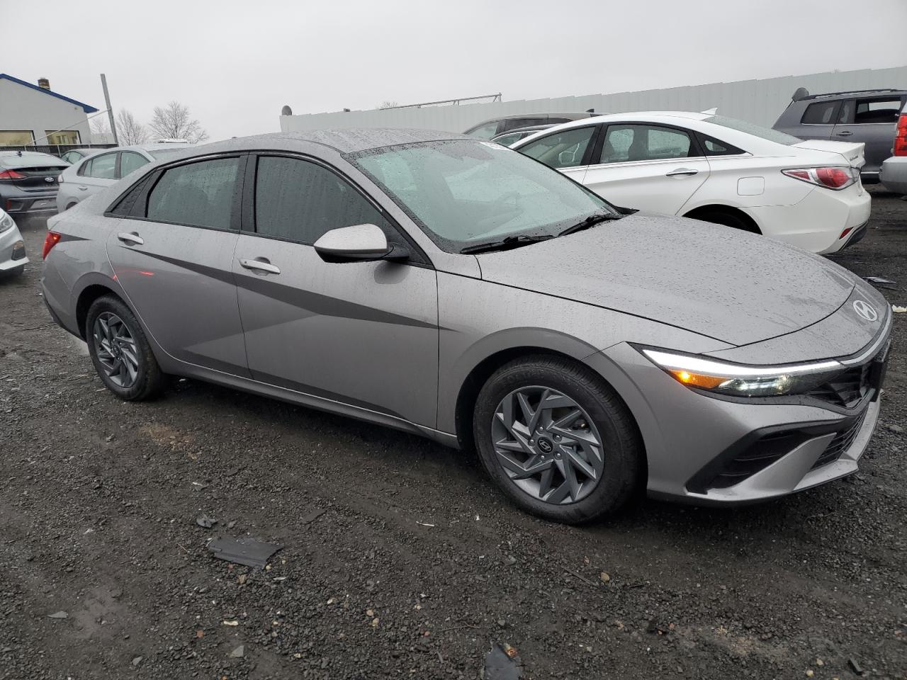 2024 Hyundai Elantra VIN KMHLM4DJ2RU118192 Copart auction photo, side damage thumbnail 4