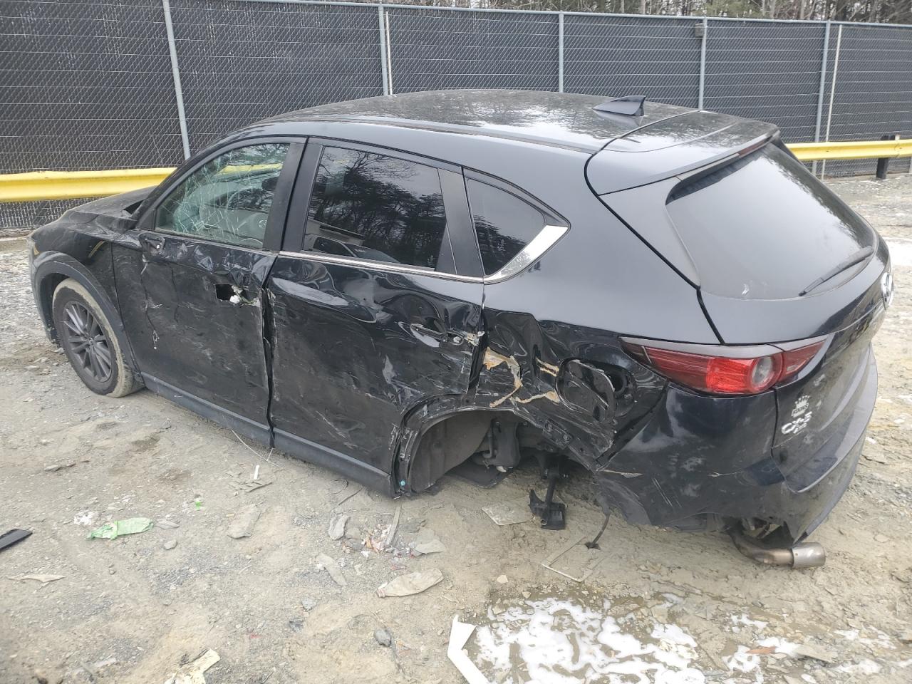 2021 Mazda CX-5 VIN JM3KFBCM5M0342879 Copart auction photo, all over / undercarriage damage thumbnail 2