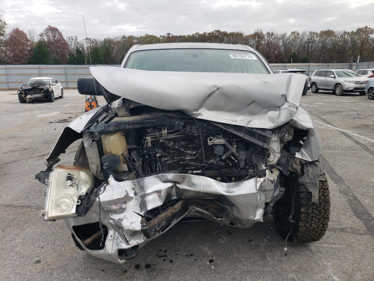 2011 Nissan Titan VIN 1N6BA0EJ9BN310352 Copart auction photo, front end / side damage thumbnail 5