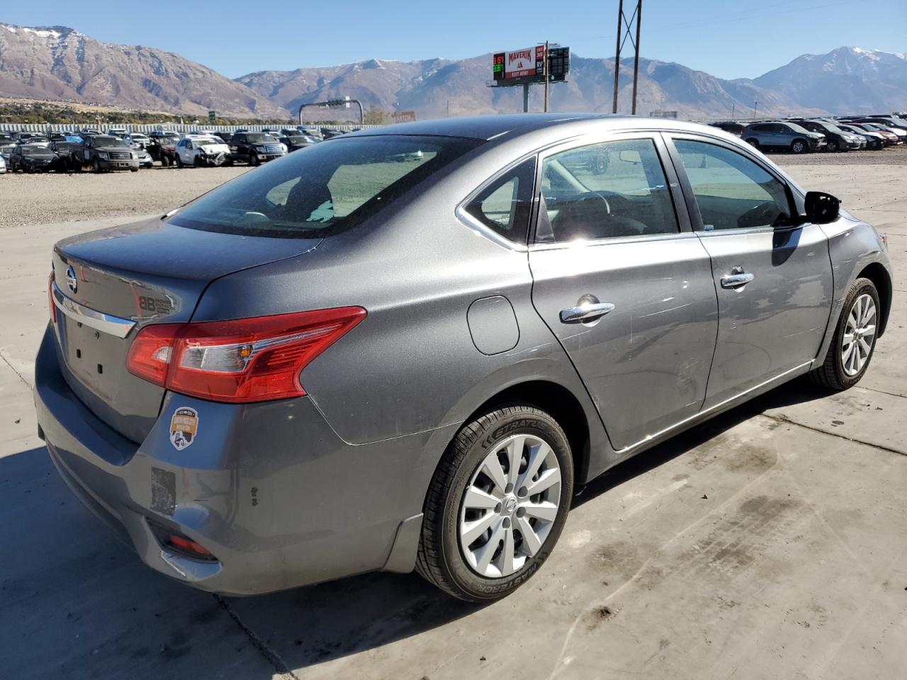 2016 Nissan Sentra VIN 3N1AB7AP2GY282308 Copart auction photo, side / front end damage thumbnail 3