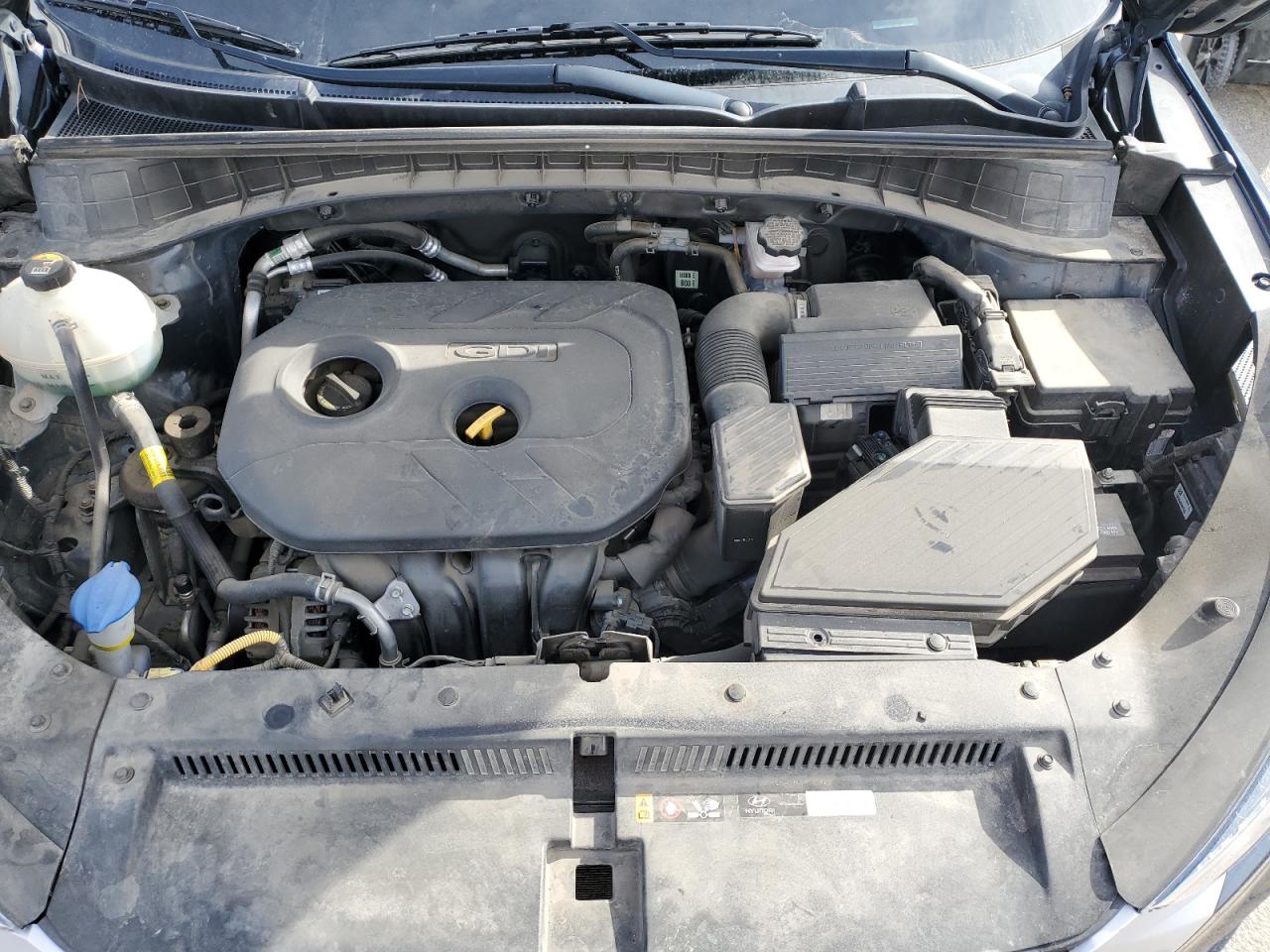 2019 Hyundai Tucson VIN KM8J23A44KU887966 Copart auction photo, side / front end damage thumbnail 13