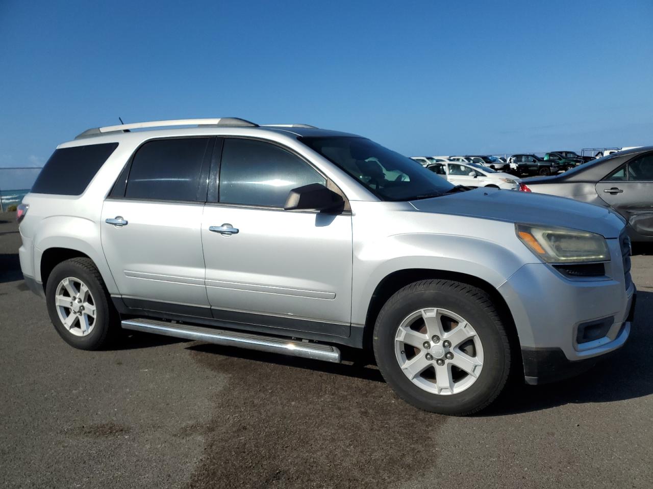2014 GMC Acadia VIN 1GKKRPKDXEJ349535 Copart auction photo, rear end damage thumbnail 4