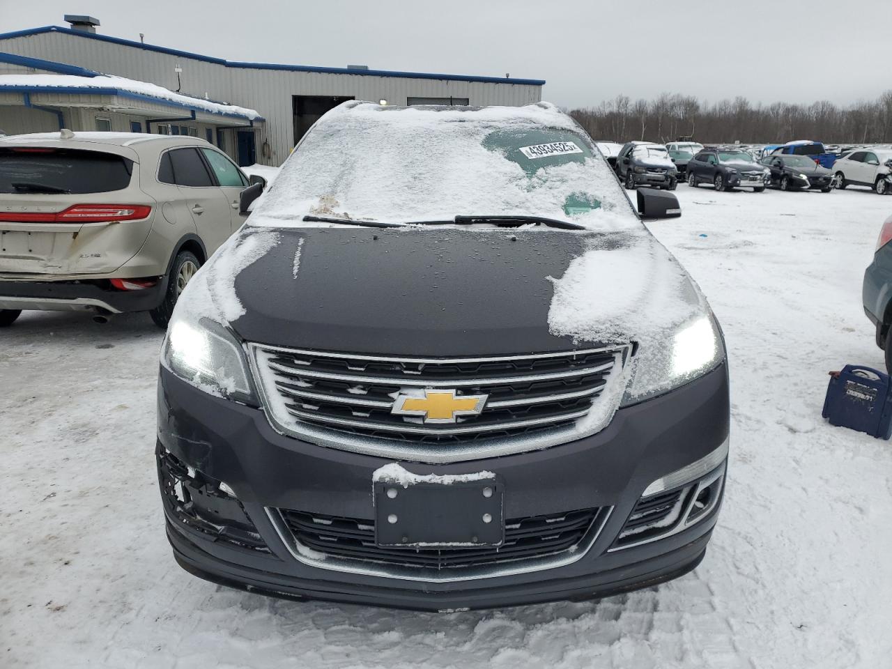 2017 Chevrolet Traverse VIN 1GNKVGKD5HJ320138 Copart auction photo, side / front end damage thumbnail 5