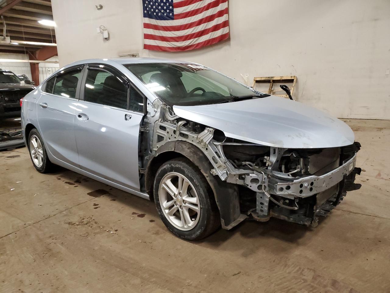 2017 Chevrolet Cruze VIN 1G1BE5SM7H7159004 Copart auction photo, front end / side damage thumbnail 4
