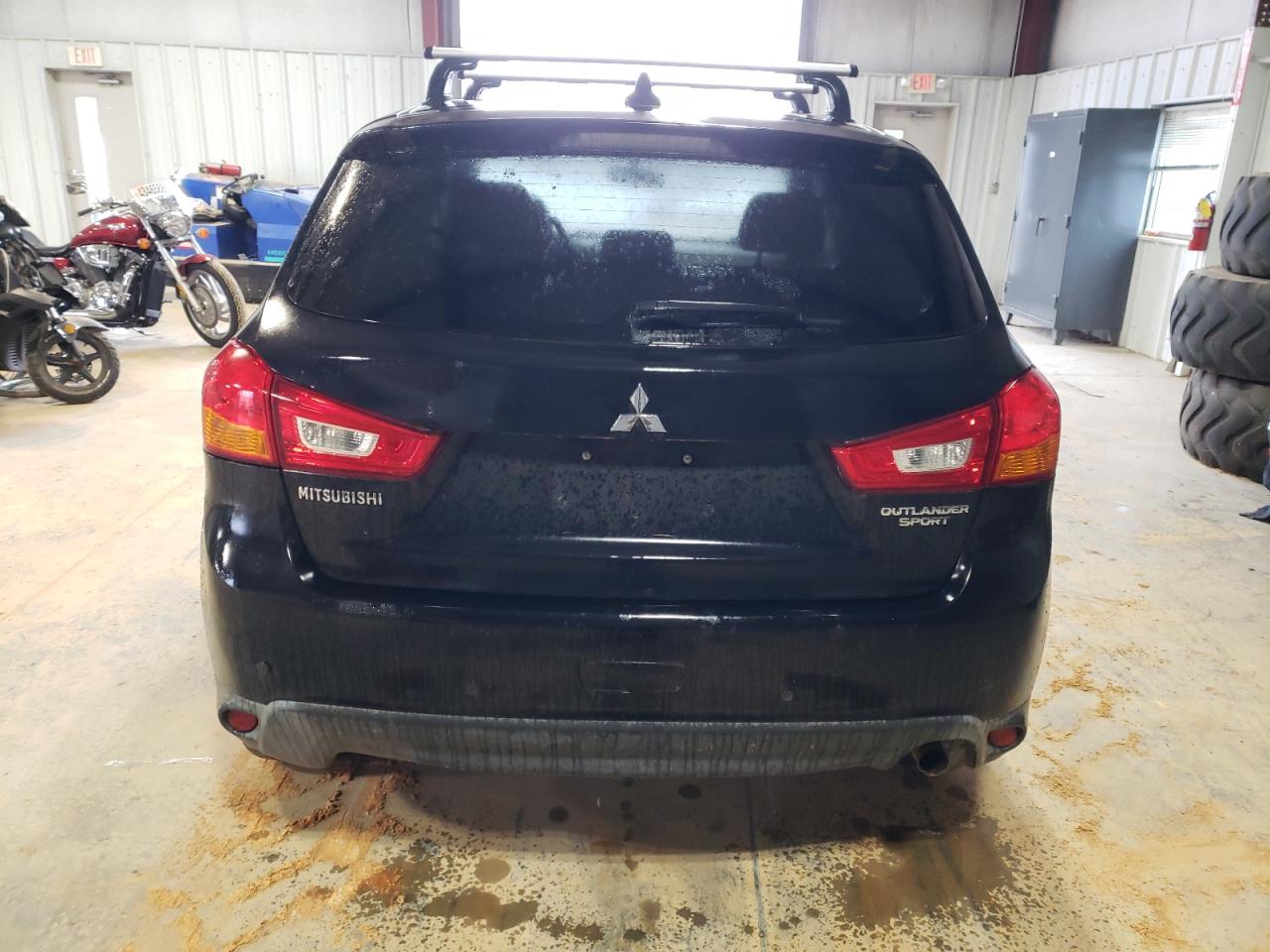 2017 Mitsubishi Outlander VIN JA4AR3AU5HZ041531 Copart auction photo, front end / side damage thumbnail 6