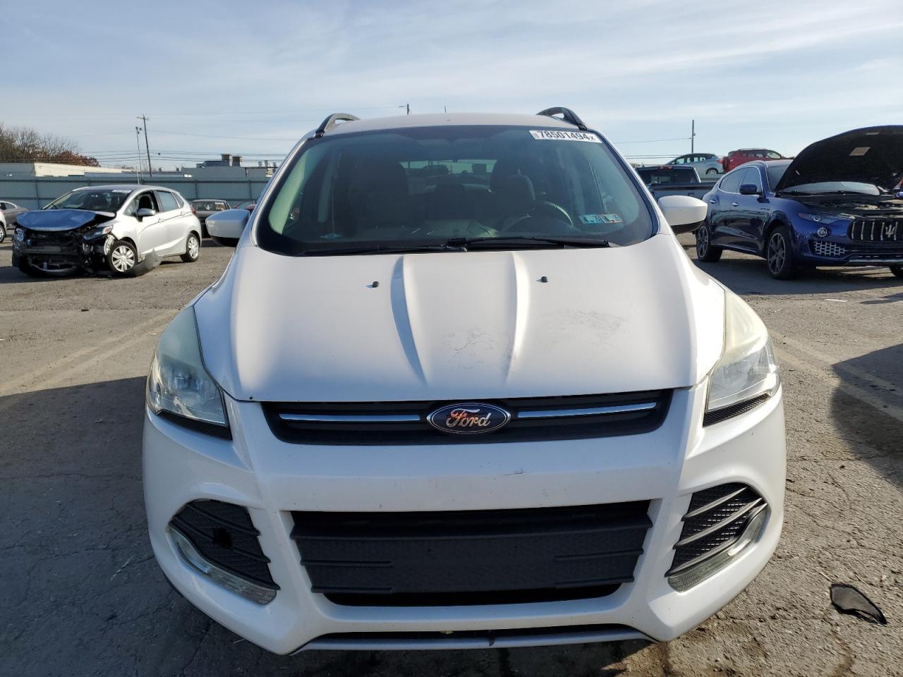 2014 Ford Escape VIN 1FMCU0GX1EUB20678 Copart auction photo, front end damage thumbnail 5