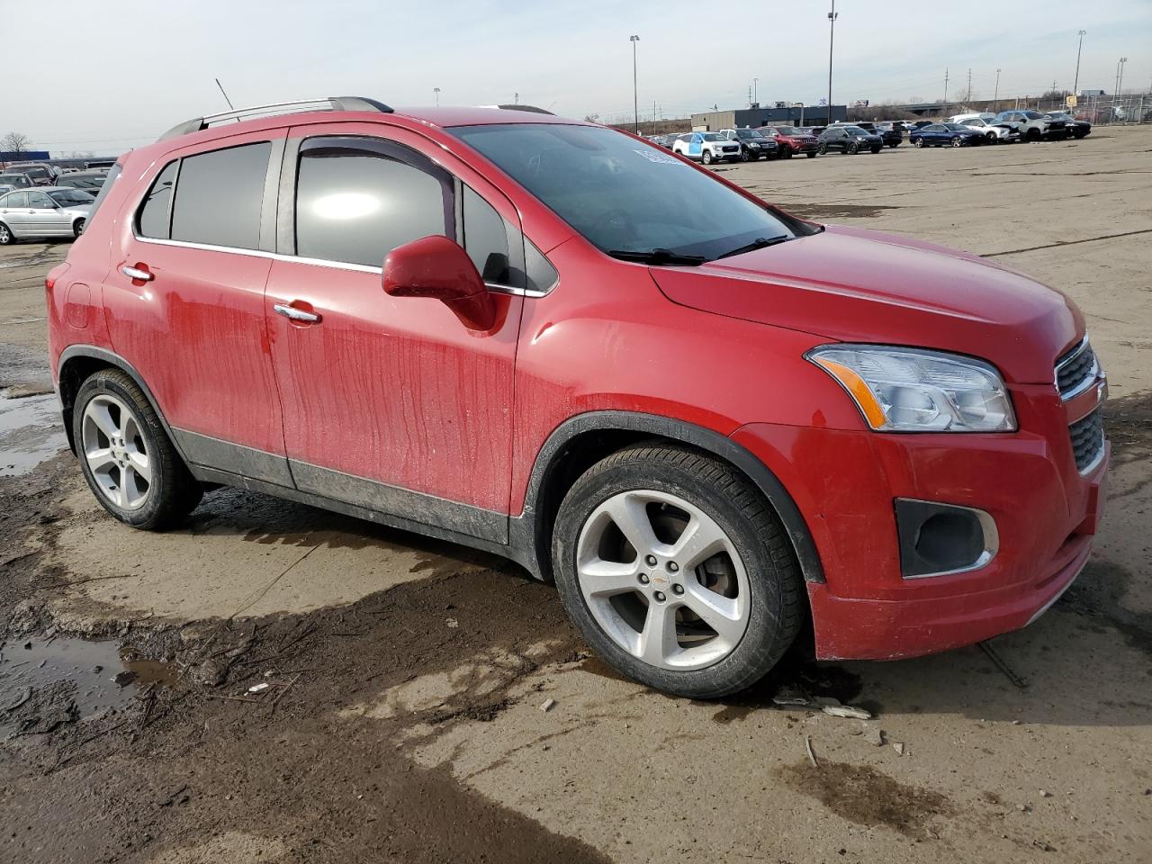 2015 Chevrolet Trax VIN KL7CJNSB8FB224813 Copart auction photo, front end damage thumbnail 4