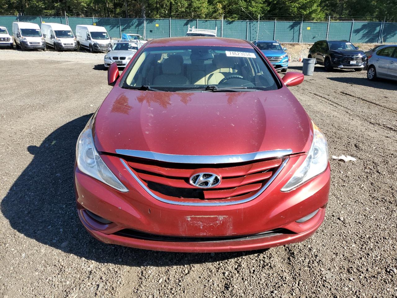 2012 Hyundai Sonata VIN 5NPEB4AC4CH345653 Copart auction photo, vandalism damage thumbnail 5
