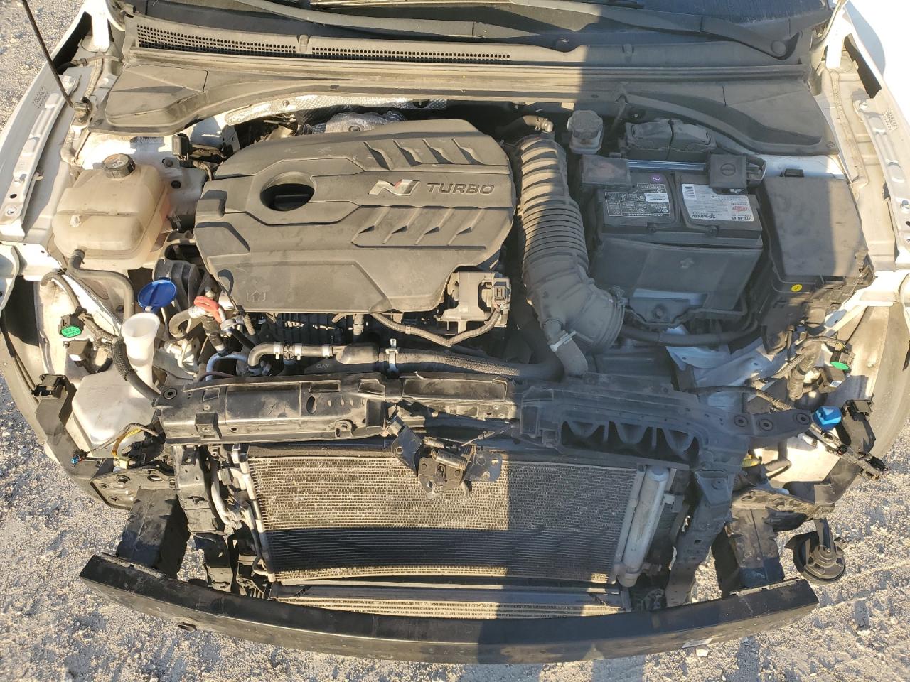 2021 Hyundai Veloster VIN KMHT36AH2MU010681 Copart auction photo, front end / side damage thumbnail 11