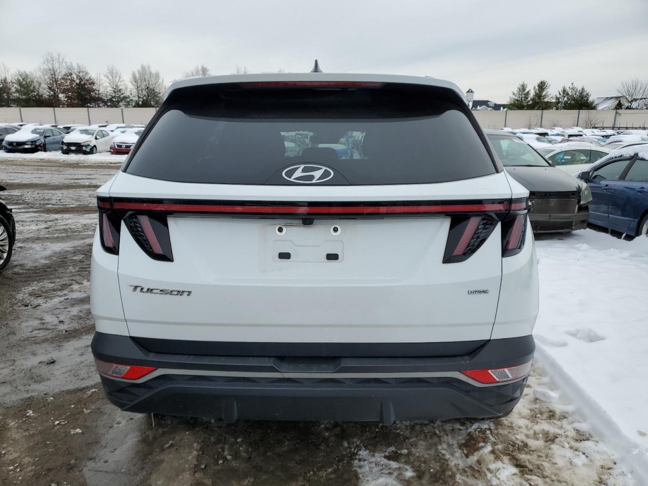 2022 Hyundai Tucson VIN 5NMJFCAE6NH000641 Copart auction photo, all over damage thumbnail 6