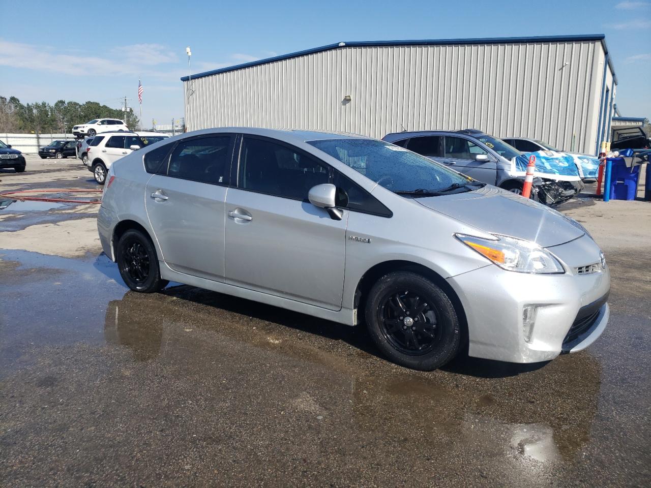 2013 Toyota Prius VIN JTDKN3DU4D5647700 Copart auction photo, side / rear end damage thumbnail 4