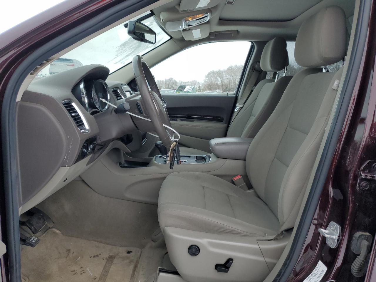 2012 Dodge Durango VIN 1C4RDJDG4CC362148 Copart auction photo, front end damage thumbnail 7