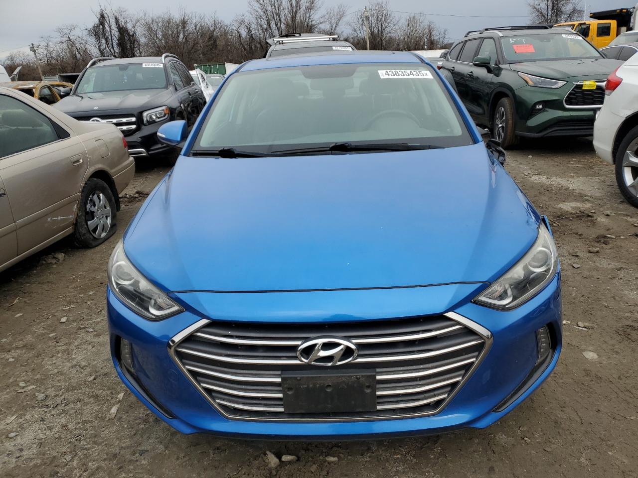 2017 Hyundai Elantra VIN KMHD84LF8HU263760 Copart auction photo, all over damage thumbnail 5
