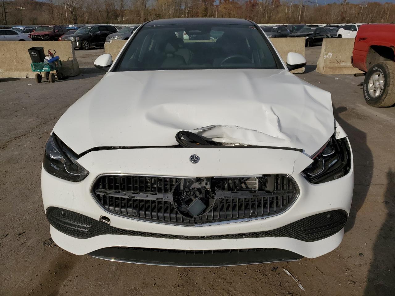 2023 Mercedes-Benz C-klasse VIN W1KAF4HB4PR144128 Copart auction photo, front end damage thumbnail 5