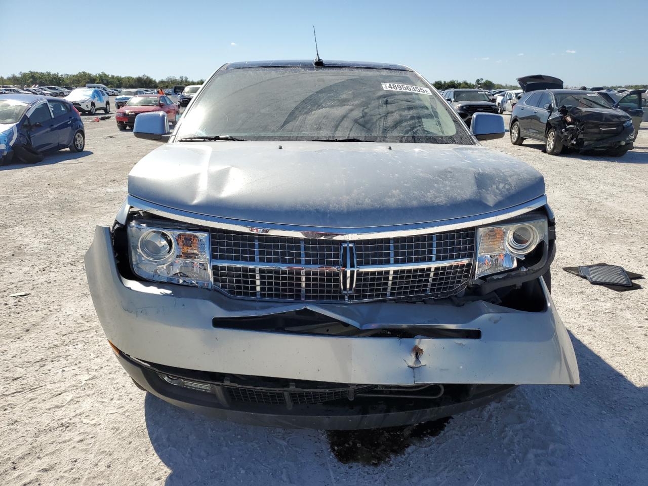 2007 Lincoln MKX VIN 2LMDU68C47BJ19542 Copart auction photo, front end damage thumbnail 5
