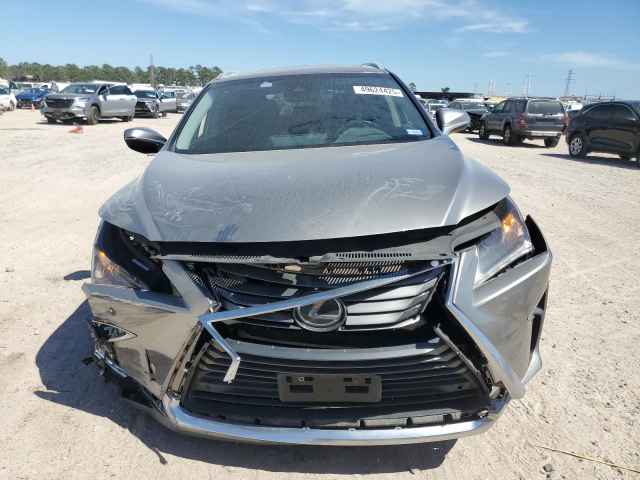 2017 Lexus RX VIN 2T2BZMCA9HC058650 Copart auction photo, front end / side damage thumbnail 5