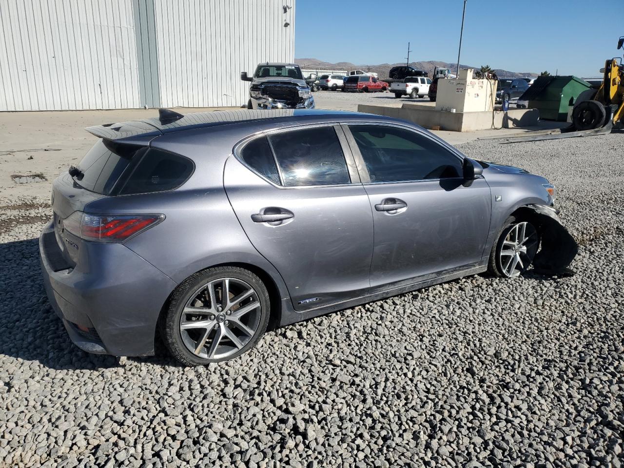 2016 Lexus CT VIN JTHKD5BH1G2253564 Copart auction photo, front end / rear end damage thumbnail 3