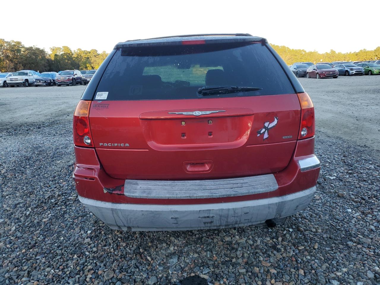 2005 Chrysler Pacifica VIN 2C4GM68405R651249 Copart auction photo, top/roof damage thumbnail 6