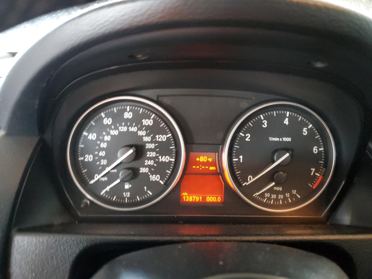 2013 BMW X1 VIN WBAVM1C50DVW42599 Copart auction photo, front end damage thumbnail 9