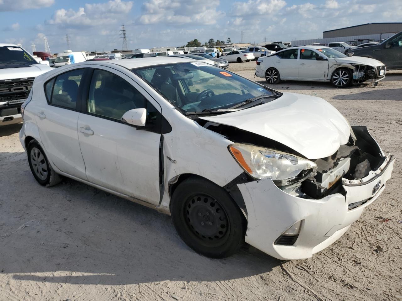 2012 Toyota Prius VIN JTDKDTB39C1004410 Copart auction photo, front end damage thumbnail 4