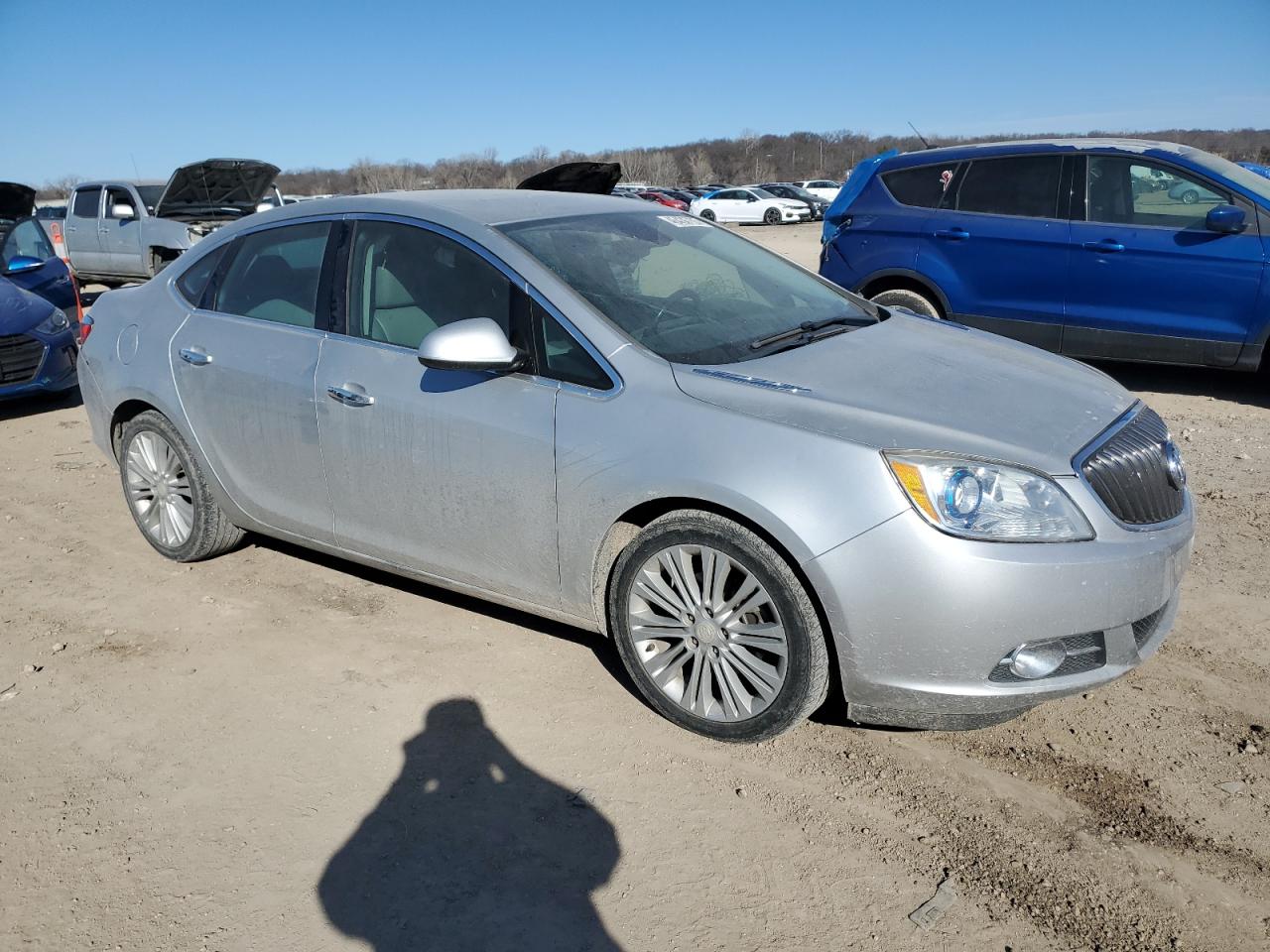 2013 Buick Verano VIN 1G4PP5SK7D4170923 Copart auction photo, rear end damage thumbnail 4
