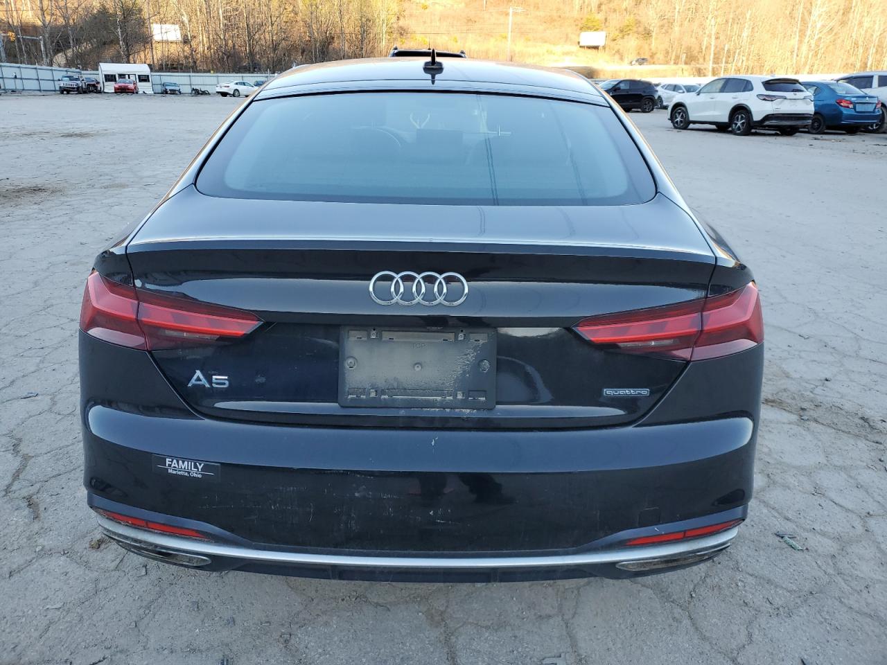 2020 Audi A5 VIN WAUANCF52LA007795 Copart auction photo, front end / side damage thumbnail 6