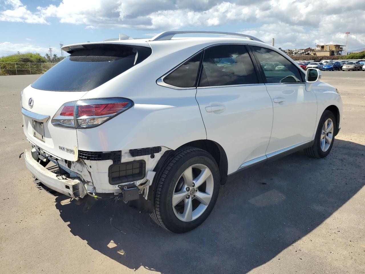 2014 Lexus RX VIN JTJZK1BA8E2419235 Copart auction photo, rear end / side damage thumbnail 3