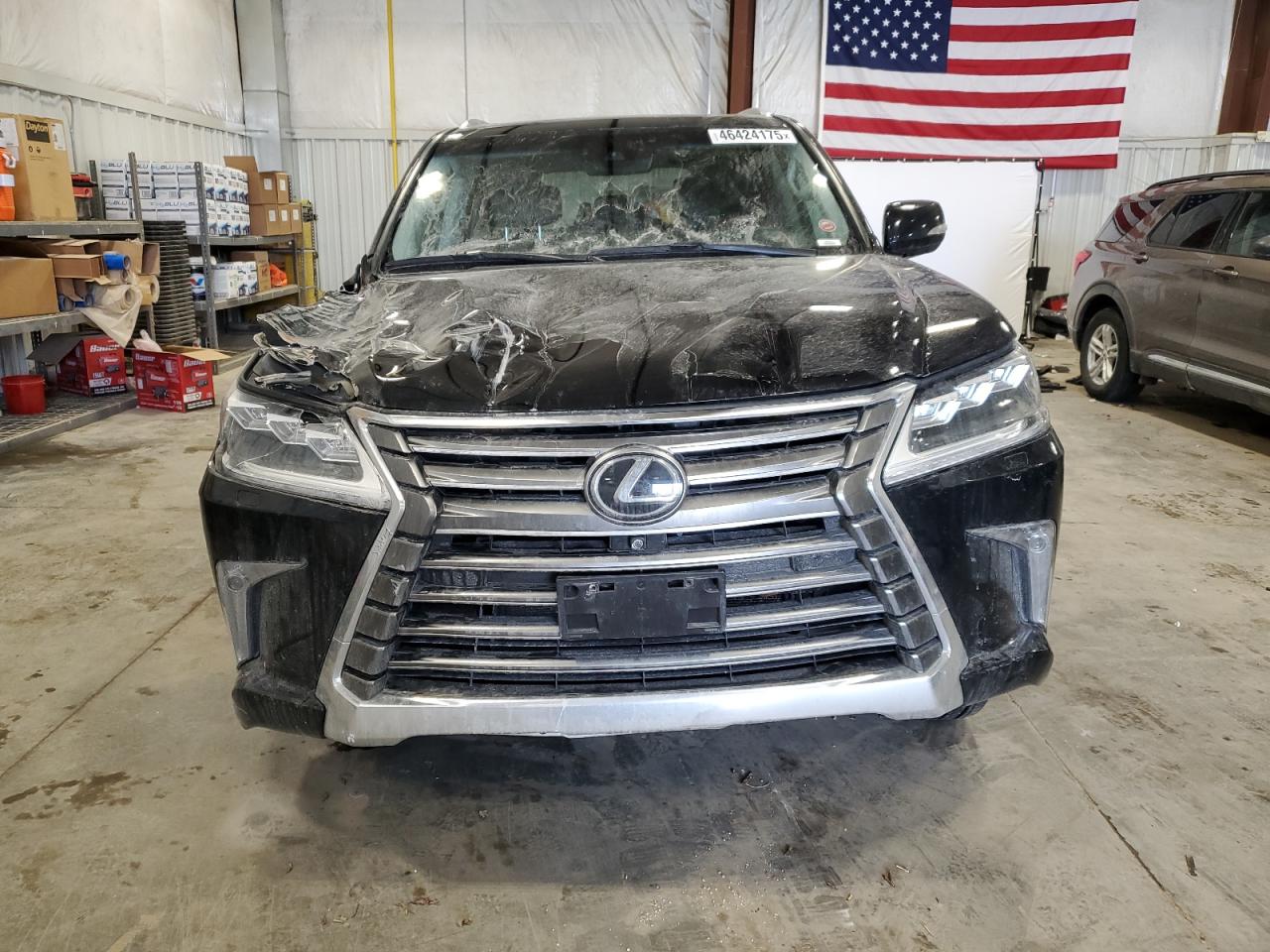 2019 Lexus LX VIN JTJHY7AX3K4290825 Copart auction photo, side damage thumbnail 5