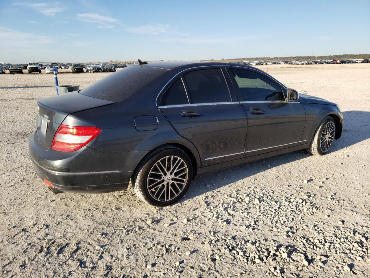 2009 Mercedes-Benz C-klasse VIN WDDGF54X79R041760 Copart auction photo, undercarriage / front end damage thumbnail 3