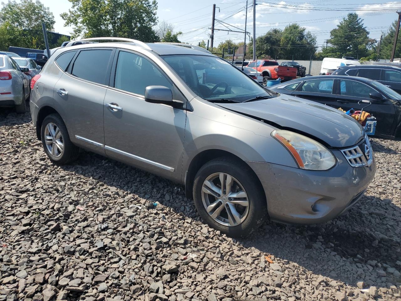 2013 Nissan Rogue VIN JN8AS5MV7DW644734 Copart auction photo, front end damage thumbnail 4