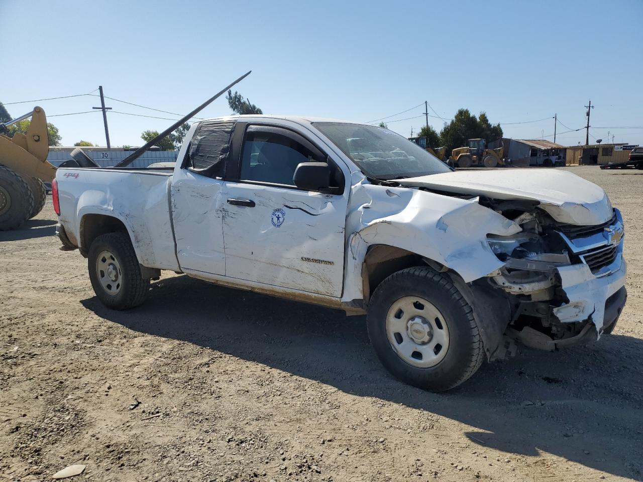2019 Chevrolet Colorado VIN 1GCHTBEN7K1195764 Copart auction photo, front end / side damage thumbnail 4