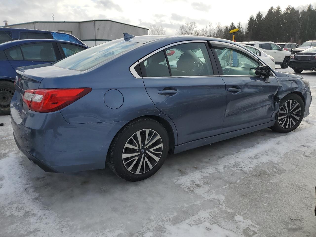 2018 Subaru Legacy VIN 4S3BNAF62J3043136 Copart auction photo, side damage thumbnail 3