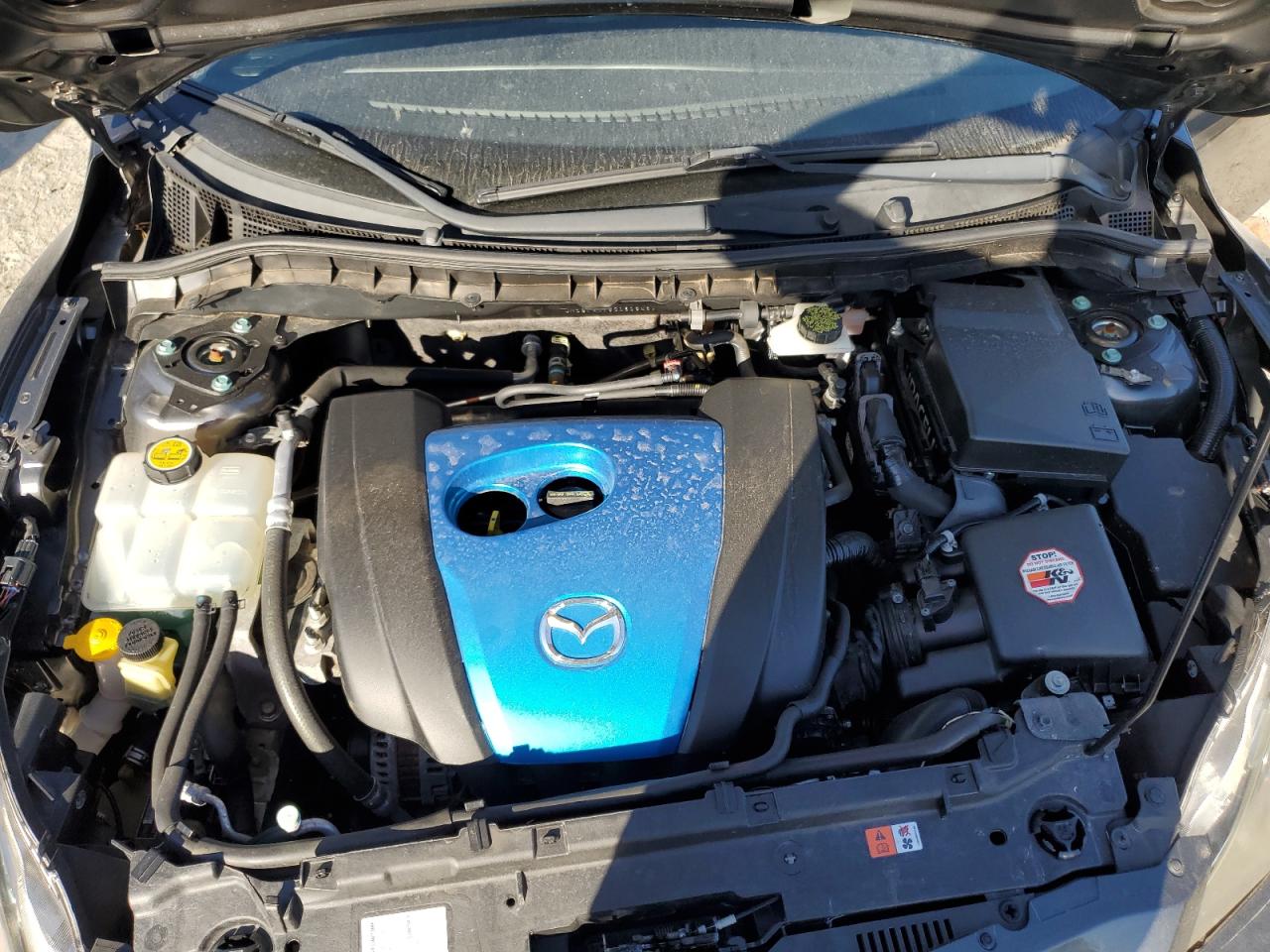 2012 Mazda 3 VIN JM1BL1L76C1615231 Copart auction photo, front end damage thumbnail 11