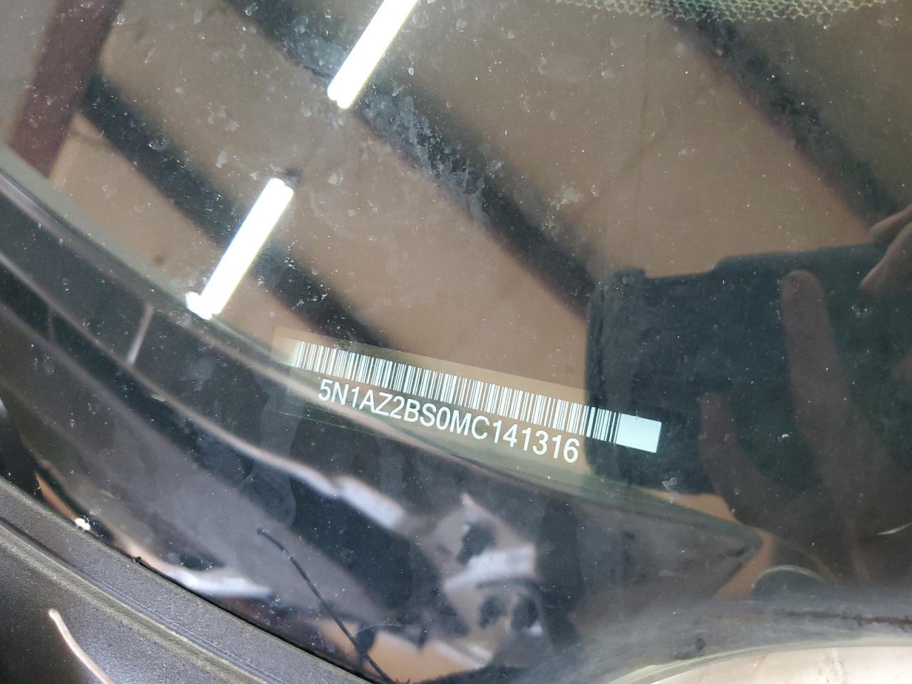2021 Nissan Murano VIN 5N1AZ2BS0MC141316 Copart auction photo, front end damage thumbnail 14