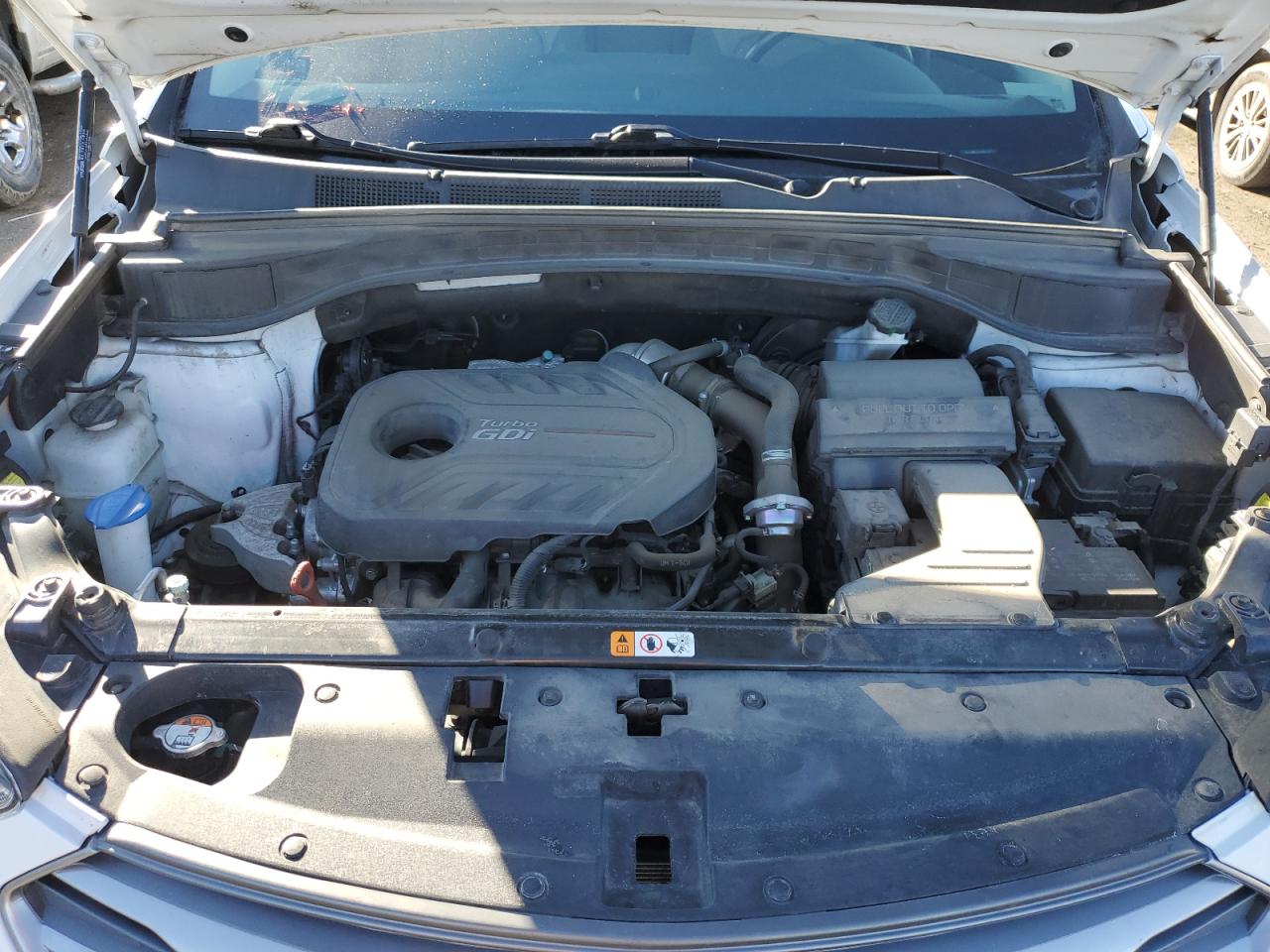 2018 Hyundai Santa Fe VIN 5XYZWDLA5JG511572 Copart auction photo, rear end damage thumbnail 12