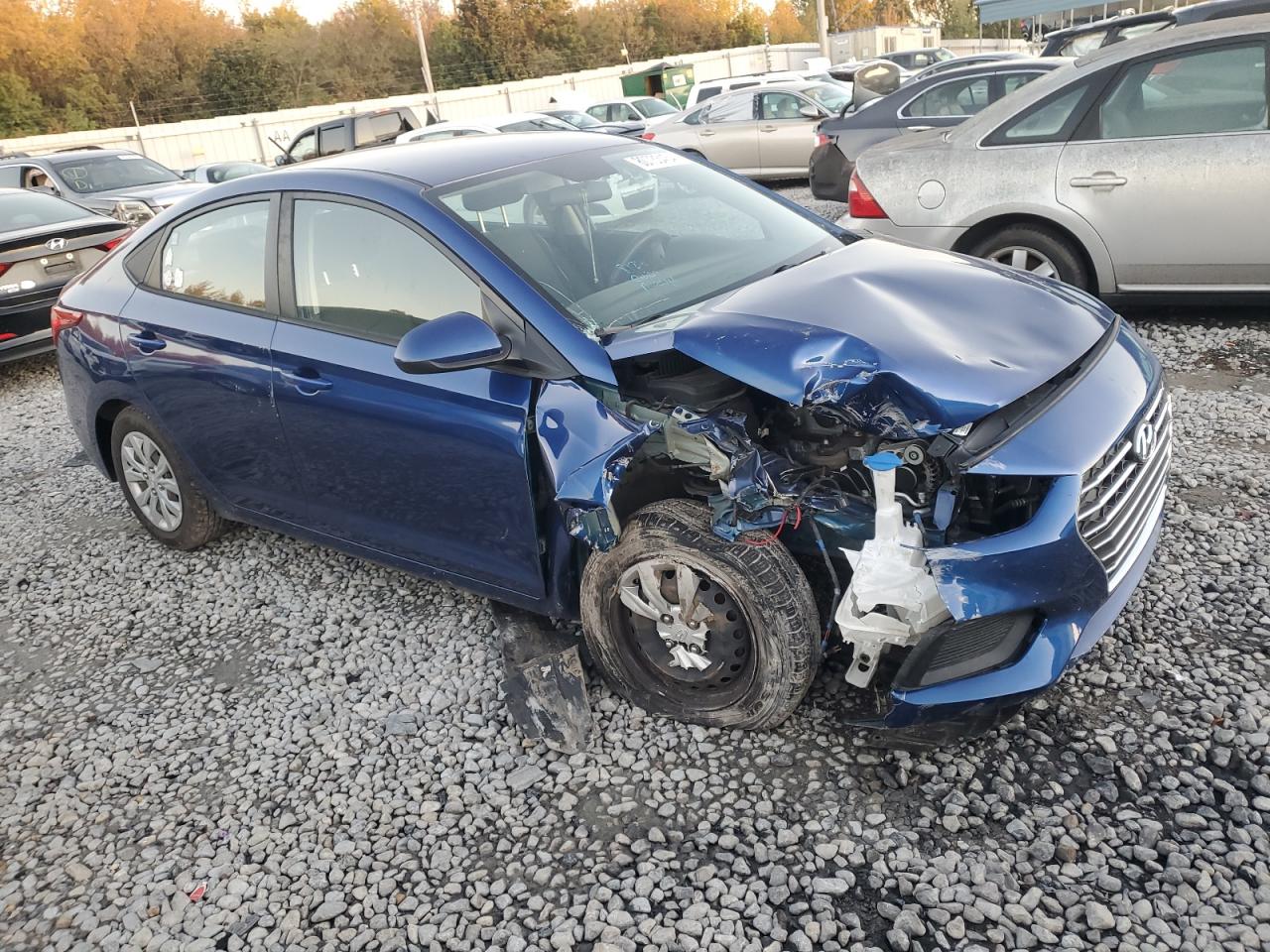 2020 Hyundai Accent VIN 3KPC24A66LE096567 Copart auction photo, front end damage thumbnail 4