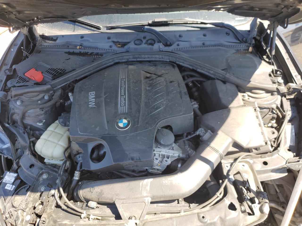 2015 BMW 4er VIN WBA4B1C50FD418355 Copart auction photo, front end / side damage thumbnail 11