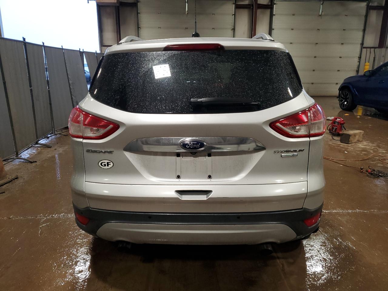 2014 Ford Escape VIN 1FMCU9J92EUE45855 Copart auction photo, side / front end damage thumbnail 6
