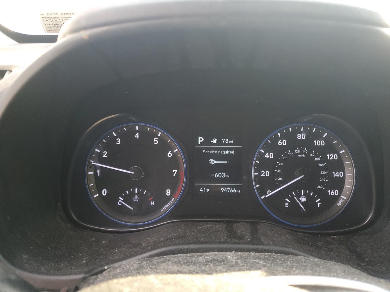 2018 Hyundai Kona VIN KM8K1CAA7JU113688 Copart auction photo, front end damage thumbnail 9