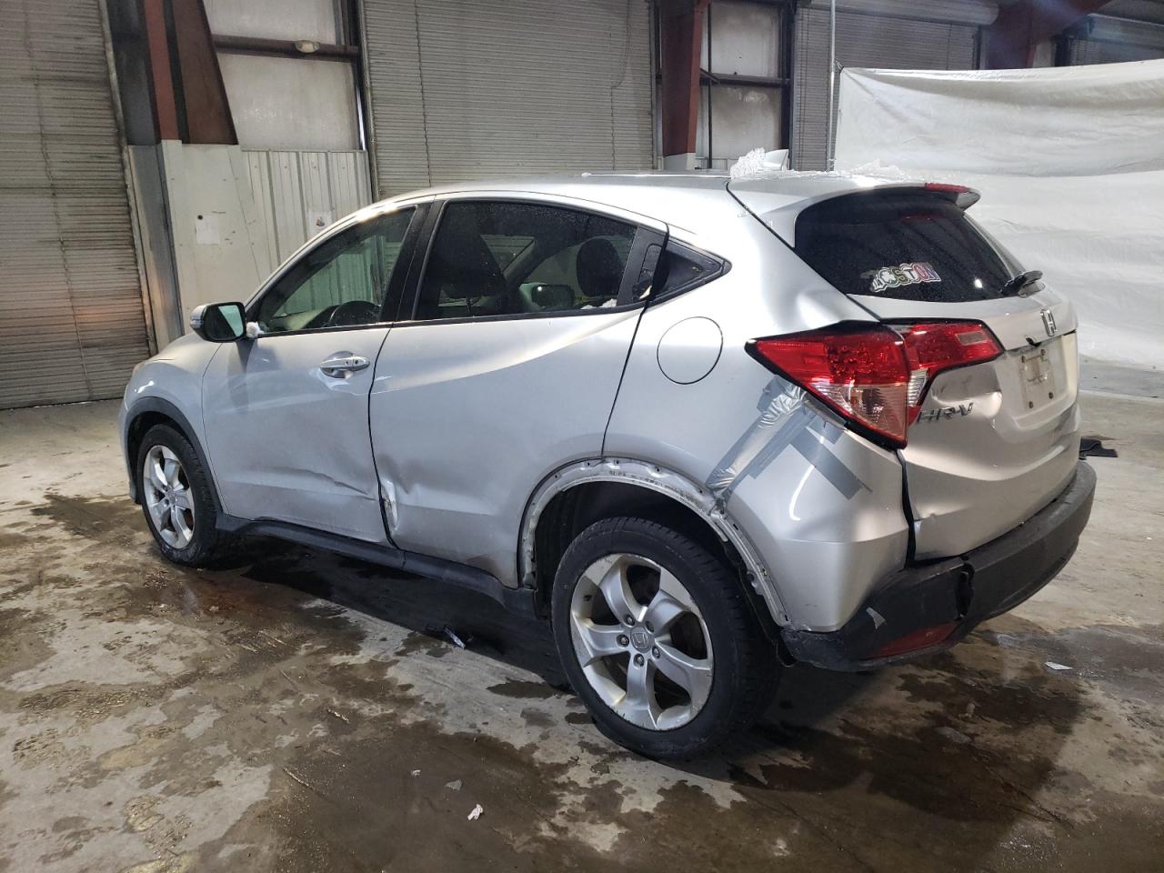 2016 Honda HR-V VIN 3CZRU6H5XGM708580 Copart auction photo, front end / side damage thumbnail 2