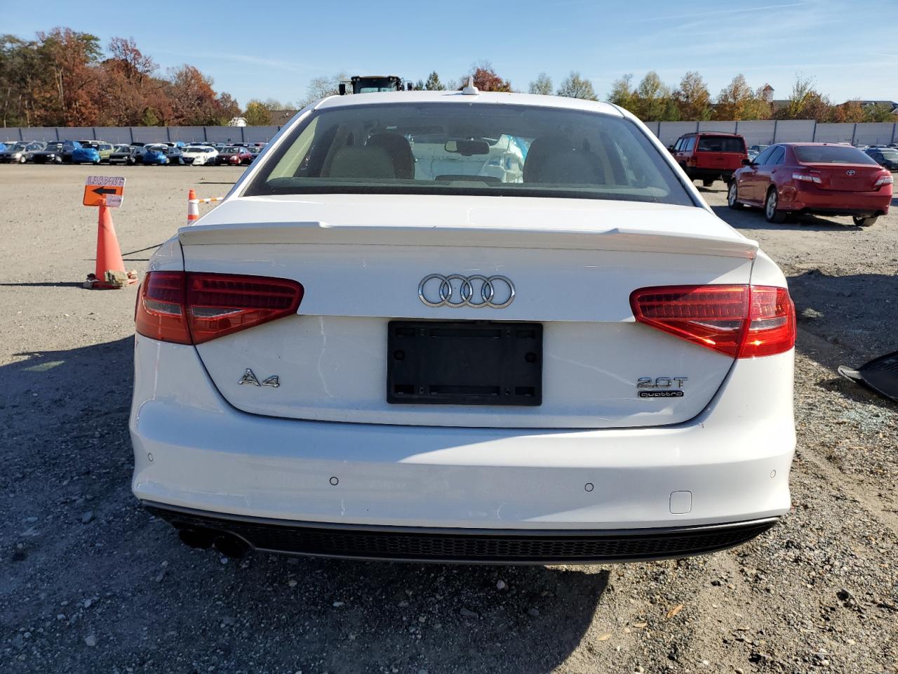 2015 Audi A4 VIN WAUFFAFL1FN044842 Copart auction photo, front end damage thumbnail 6